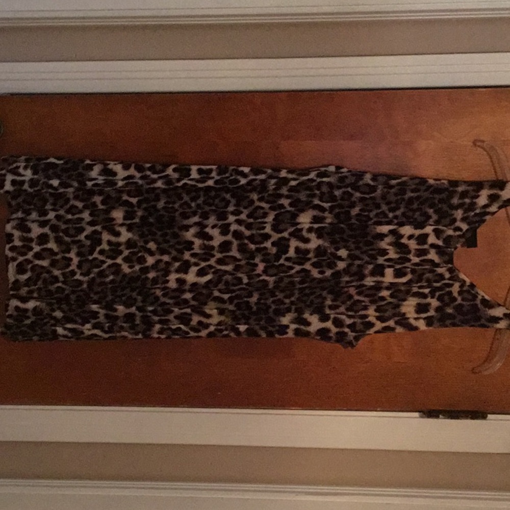 Animal print dress